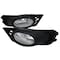 Spec-D Tuning 09-12 Honda Civic Fog Light Clear Lens 4 Door Sedan LF-CV094OEM-RS - alternate 1